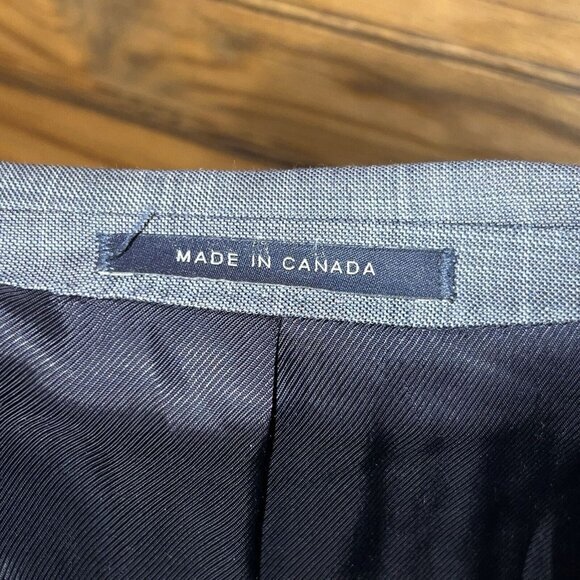 Cremieux‎ Loro Piana Blazer Sport Coat Casual Jacket Size 42R Wool Super 130s - Picture 9 of 10